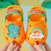 Sandalias de playa con diseño de dinosaurio para bebés