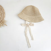 Straw Woven Sun Protection Hat For Babies