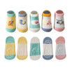 Set of Non-Skid Ankle Socks For Children