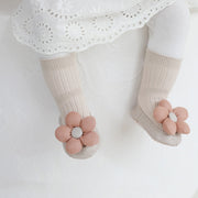 Zapatos antideslizantes de una pieza con cuello alto para bebé