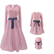Mother Daughter Baby Family Matching Dress High-Quality Cotton Dresses