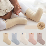Set of Cute Cartoon Thicken Socks For Children
