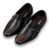 Stitch and Belt Design Boys Formal Leather Party Shoes