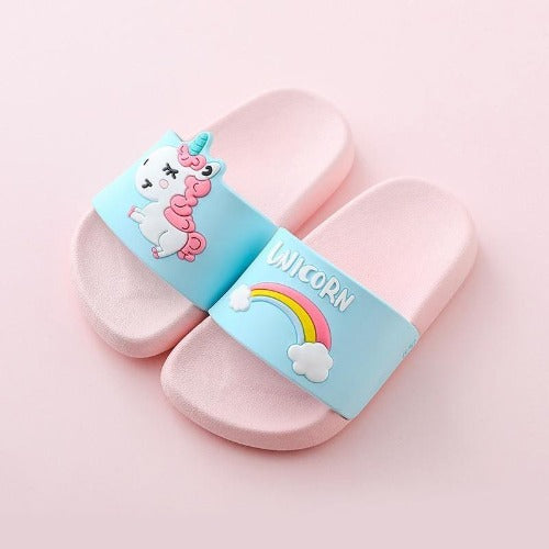 Rainbow Unicorn Non-skid Slippers – 1lovebaby