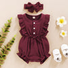 Bowtie Ruffle Romper
