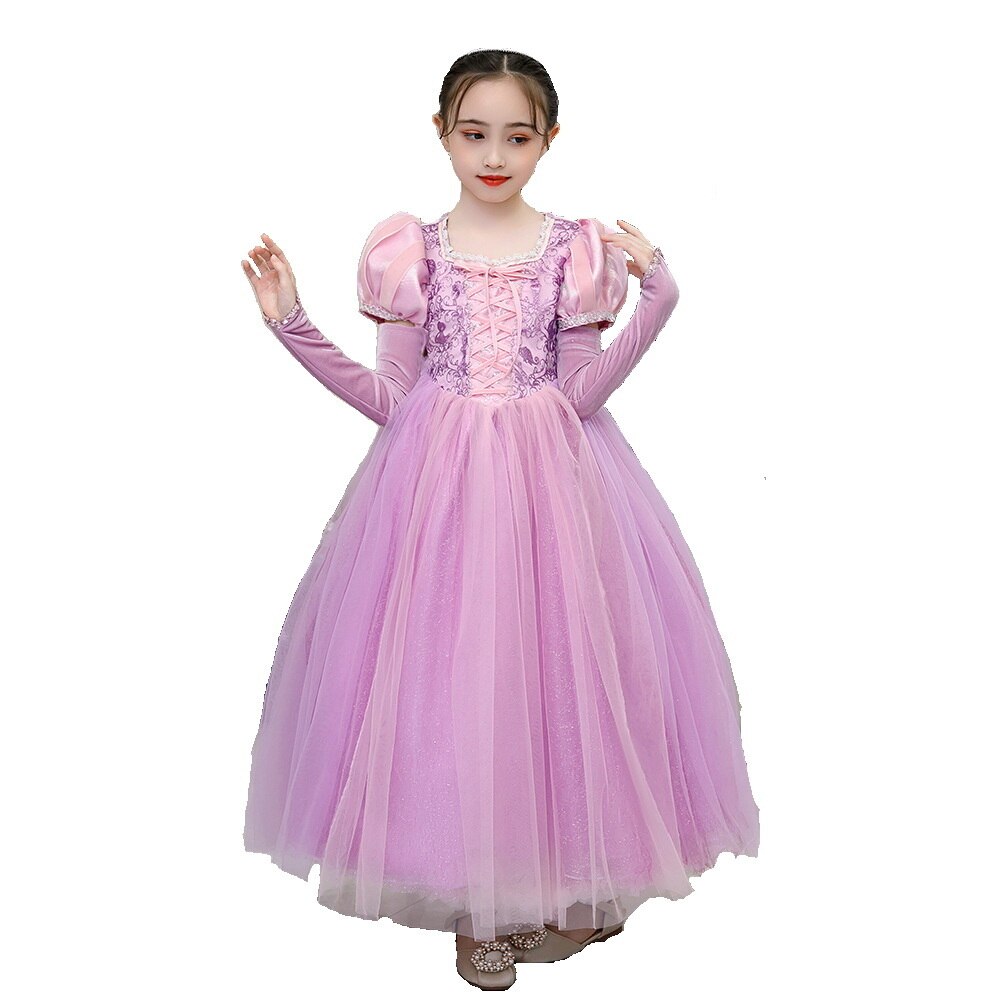 Puff Sleeve Pink Princess Dress Set – 1lovebaby