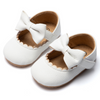 Bowknot Baby Girl Soft Sole First Walker Rubber Flat Shoes