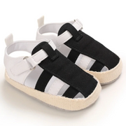 Multi Color Snap On Baby Boy Soft Sole First Walker Sandals