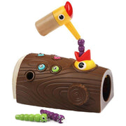 Magnetic Woodpecker Feeding Worms Toy