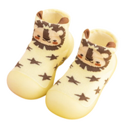 Pattern Printed Soft Rubber Sole Anti Slip Baby Walker Shoes