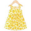 Sweet Prints Ribbon Strap Baby Girl Sundress