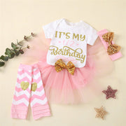 First Birthday Girl Romper Outfit
