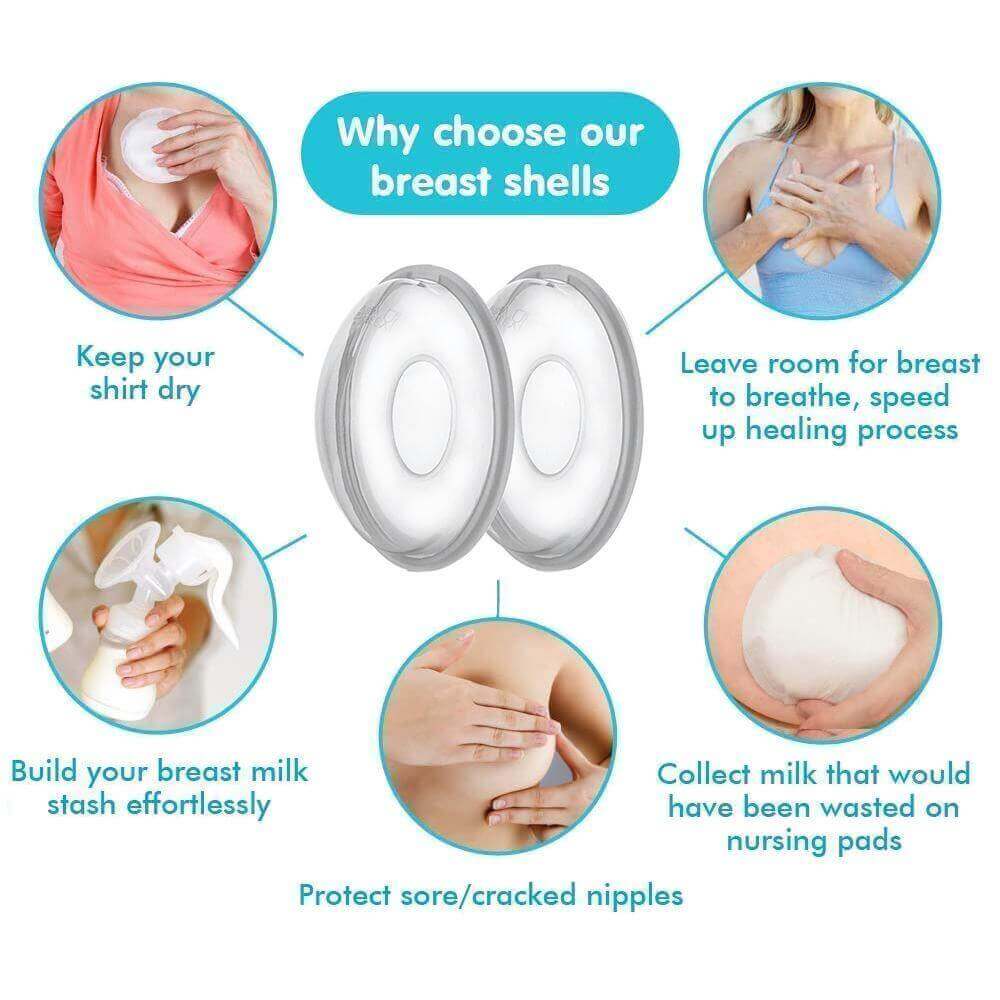 Breast Milk Catcher Shells - 1LoveBaby – 1lovebaby