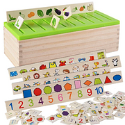 Cognitive Learning Enhancement Wooden Box Toys