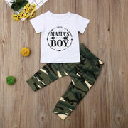White T-shirt with Army Pants