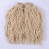 Knitted Tassel Sleeveless Shrug