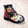 Floral Print Water Proof Boots