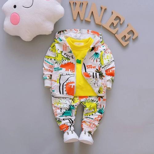 Neon Color Dino Track Suit Pcs Set – 1lovebaby