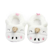 Unicorn Fluffy Fur Slippers for Baby