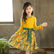 Bohemian Ribbed Cotton Dress