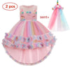 Long Back Ruffles Unicorn Dress